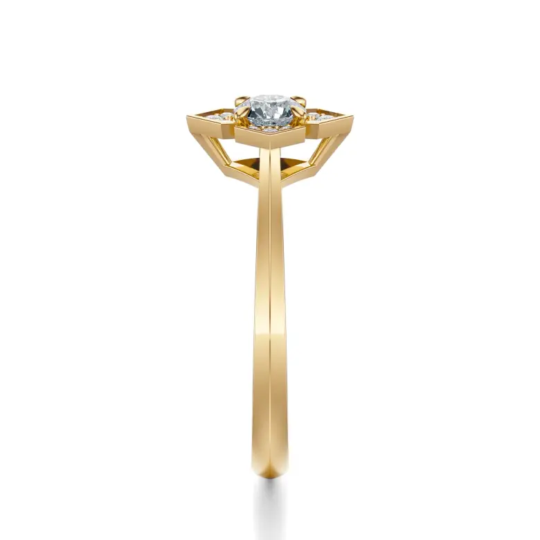 Pierścionek zaręczynowy z diamentami AJPZ_136